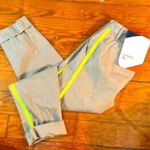 💛SUNDRY💛. Cotton Chino with that strip of neon.  Size 28 low rise SUNDRY